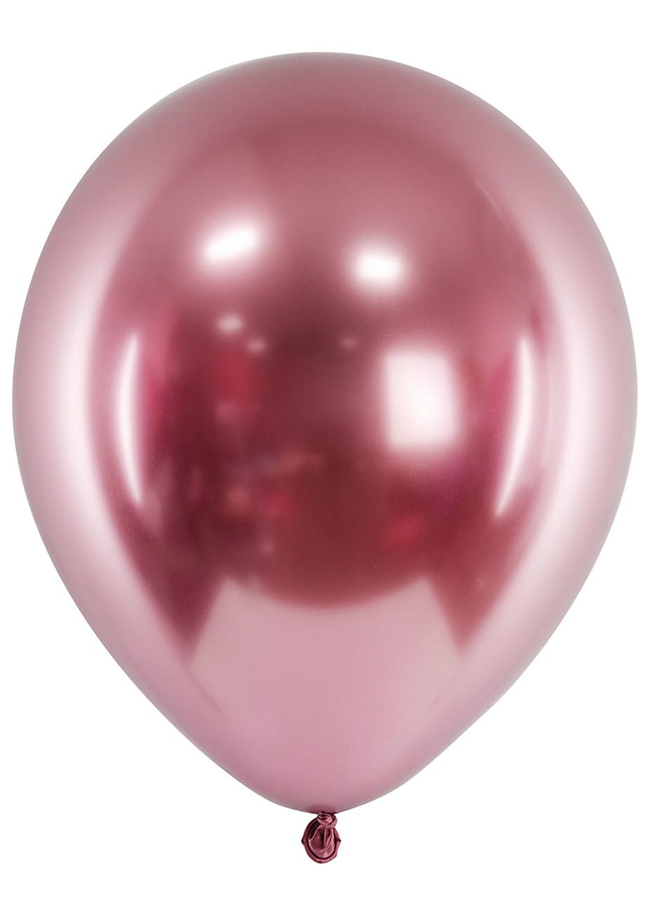 Balony ROSE GOLD chromowane 30 cm (50szt.)