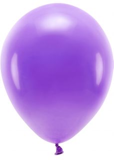 Fioletowe balony ekologiczne 30cm (10szt.) 