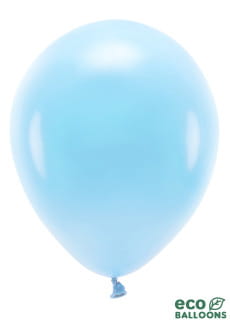 Balony ekologiczne bkitne 30cm (10szt.)