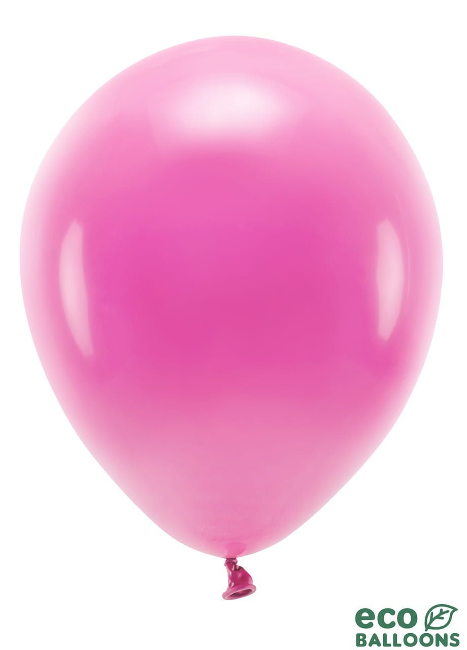 Balony ekologiczne fuksja 30cm (10szt.)