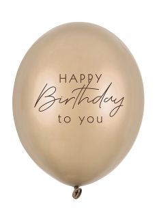 Balony HAPPY BIRTHDAY TO YOU 6 szt. dekoracje urodzinowe balony na urodziny dekoracje na urodziny