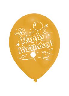 Balony HAPPY BIRTHDAY 8 szt. 
