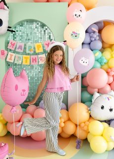 Balony KOCI DOMEK GABI 30 cm, 6 szt. 