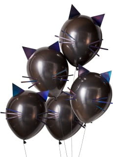 Balony KOTY zabawa dla dzieci na Halloween (5szt.)