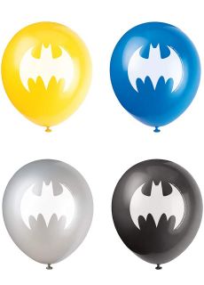 Balony BATMAN lateksowe (8szt.)