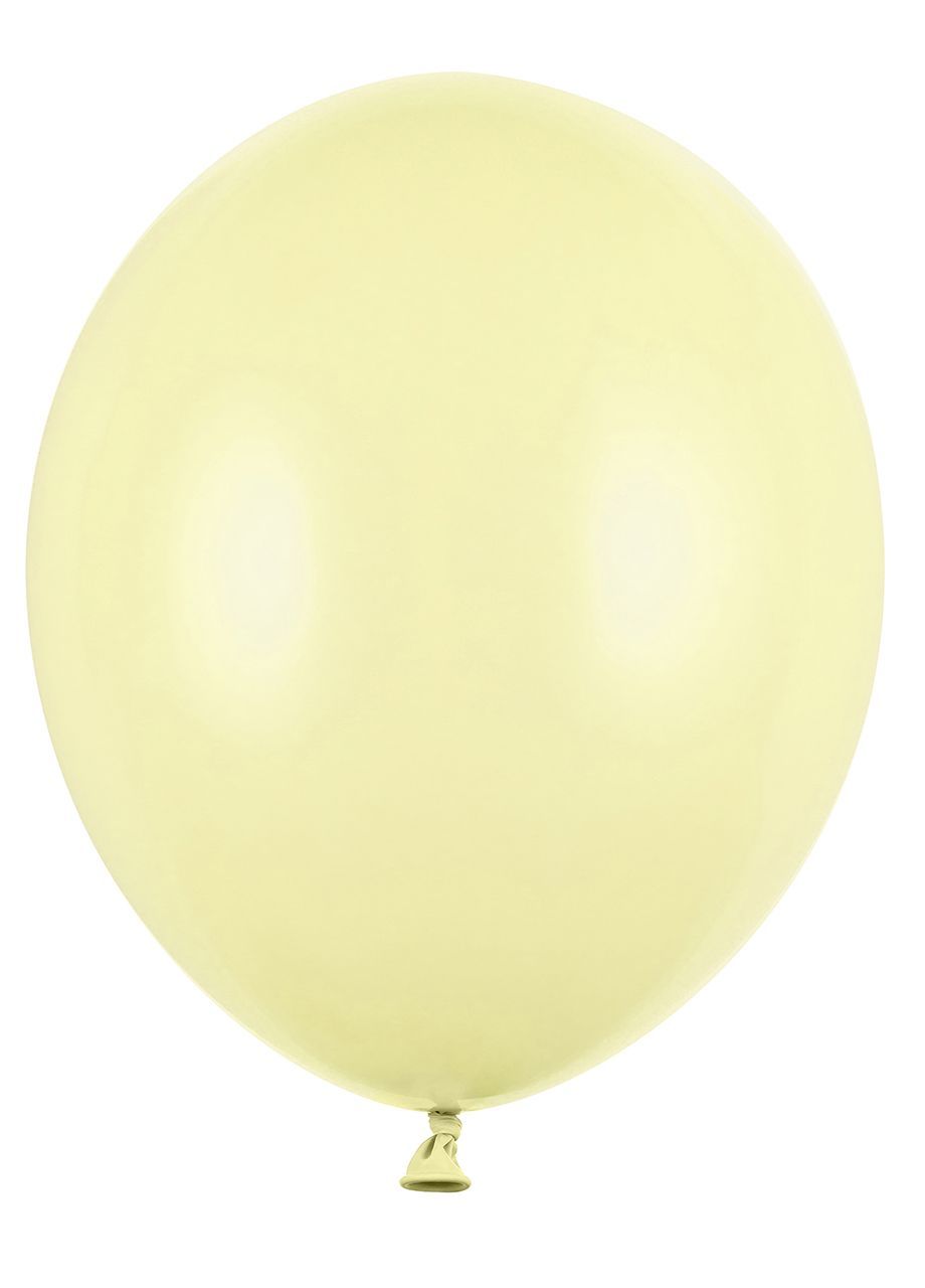 Balony pastelowe jasnożółte 23cm (100szt.)