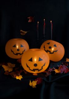 Balony na Halloween LED WIECCE DYNIE 25cm (5 szt.)