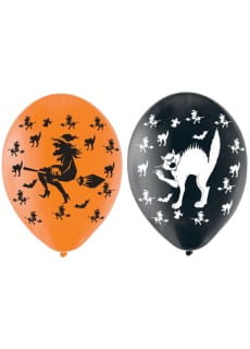 Balony WIEDMA I KOT balony na Andrzejki (6szt.)
