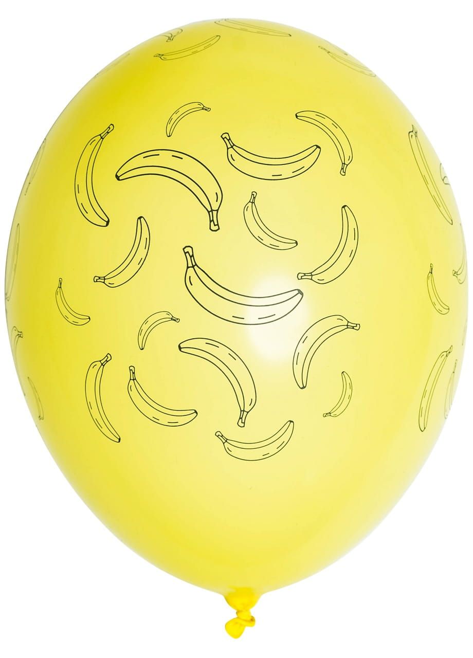 Balony BANAN żółte (5szt.)