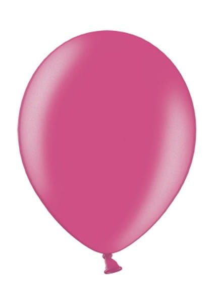Balony METALIC ciemnoróżowe 30cm (10szt.)