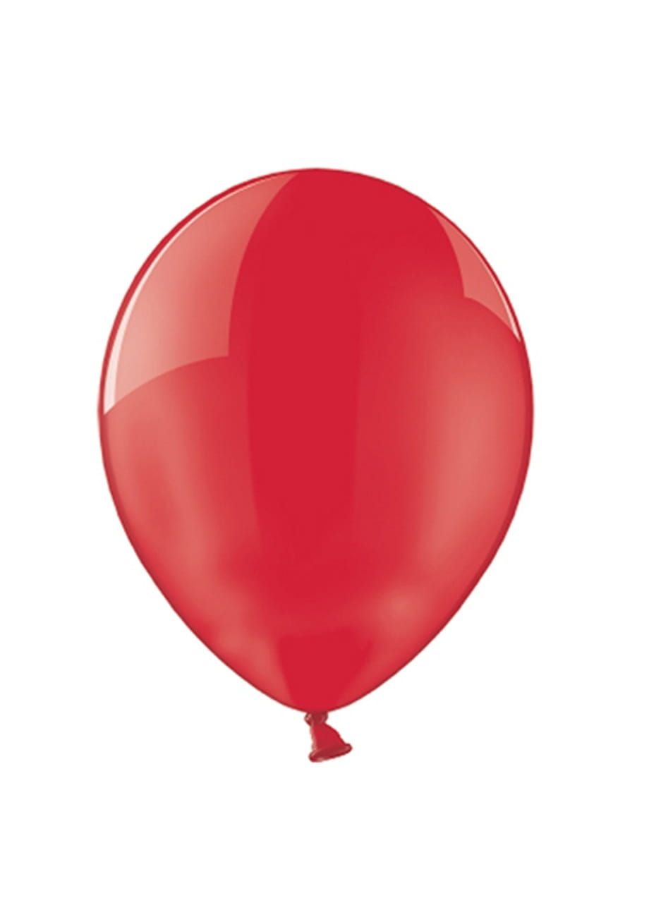 Balony czerwone CRYSTAL 12cm (100szt.)