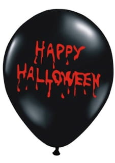 Balony na Halloween HAPPY HALLOWEEN 30cm (6szt.)