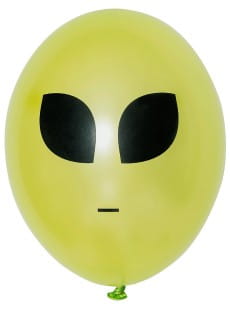 Balony KOSMICI dekoracja halloweenowa (5szt.)