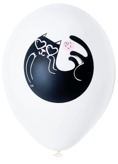 Balony gumowe KOTEK (5szt.)