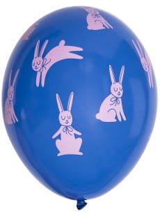 Balony wielkanocne ZAJCZEK (5szt.)