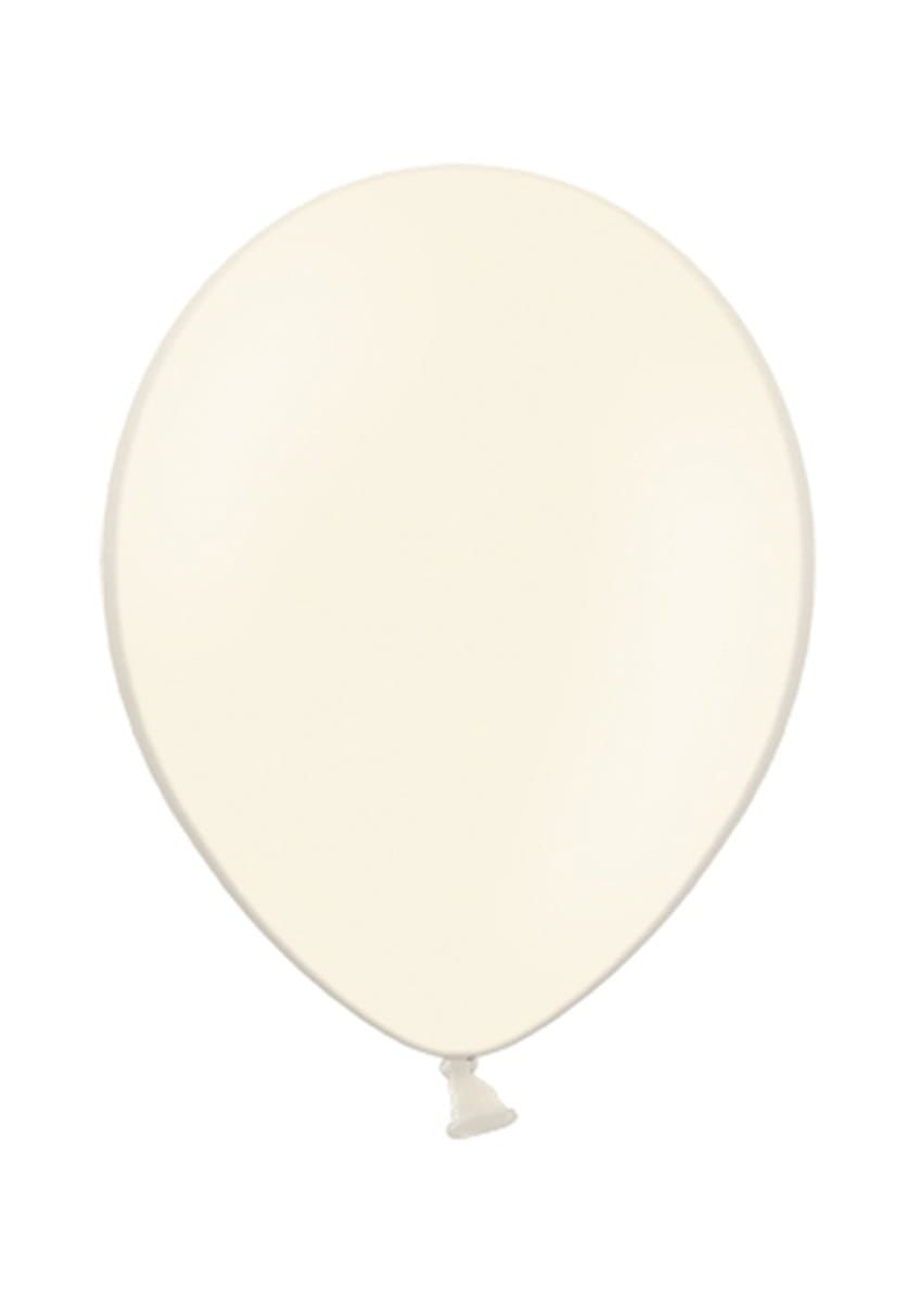 Balony pastelowe KREMOWE 12cm (100szt.)
