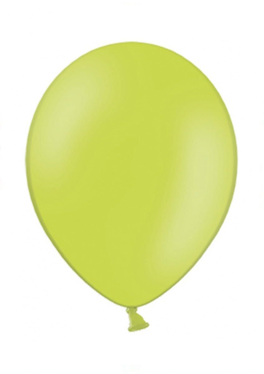 Balony pastelowe LIMONKOWA ZIELEŃ 23cm (100szt.)