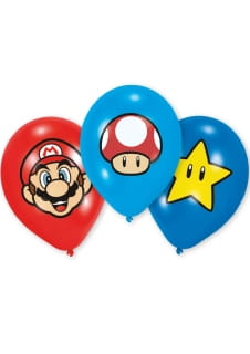 Balony SUPER MARIO (6szt.) 