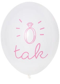 Balony na wieczr panieski TAK (5szt.)