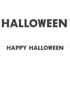 Girlanda z napisem HAPPY HALLOWEEN