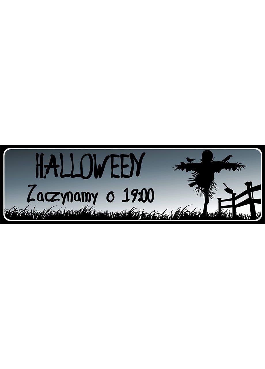 Baner na Halloween 1 - 125cm x 38cm