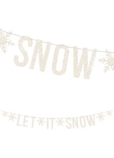 Girlanda holograficzna LET IT SNOW (170cm)