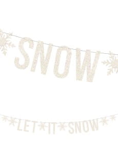 Girlanda holograficzna LET IT SNOW (170cm)