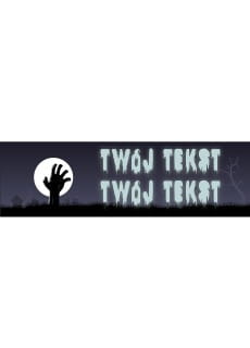 Baner na Halloween 6 - 125cm x 38cm