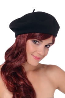 Czarny beret