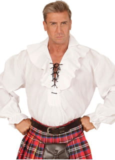 Biaa koszula z abotem mska - XL