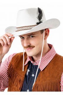 Bia�y kapelusz kowbojski