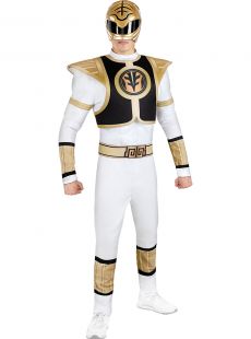 Str�j bia�ego wojownika POWER RANGERS - XL