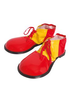 Czerwone BUTY KLAUNA buty czerwone klaun buty dodatek do stroju buty do kostiumu