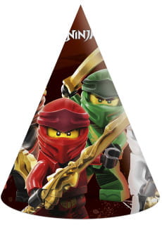 Czapeczki urodzinowe LEGO NINJAGO (6szt.)