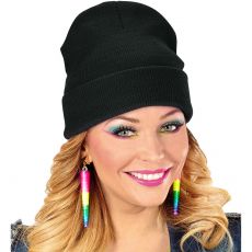Czapka BEANIE czarna czarna czapka czarna czapka beanie czapka m�ska czapka damska