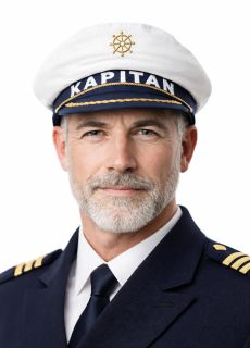 Czapka marynarza KAPITAN STATKU