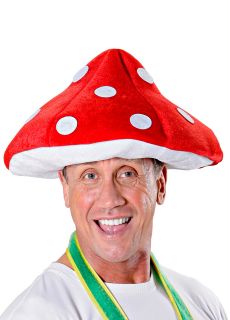 Kapelusz MUCHOMOR �mieszna czapka grzyb kapelusz grzybka czapka muchomor kapelusz muchomora zabawne przebranie