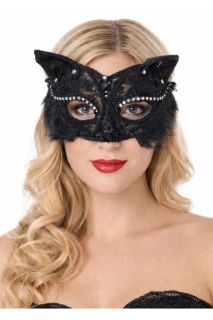 Czarna maska KOTKA