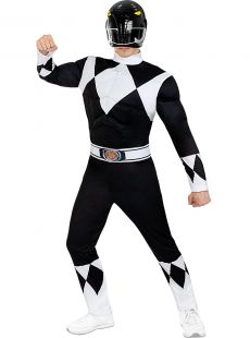 Str�j POWER RANGER czarny - M