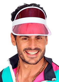 Daszek na g�ow� r�owy DASZEK W STYLU DISCO