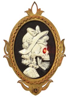 Dekoracja halloweenowa CZASZKA interaktywna