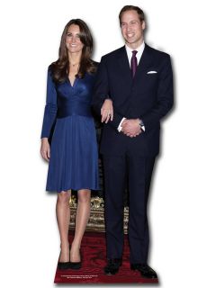 Kartonowa dekoracja stojca KATE MIDDLETON I KSIE WILLIAM