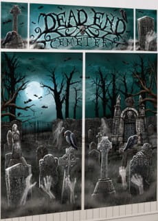 Dekoracja cienna CMENTARZ ozdoba na halloween