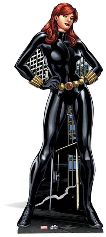 Dekoracja kartonowa BLACK WIDOW Marvel
