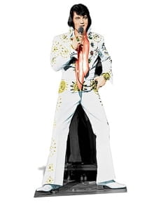 Dekoracja kartonowa ELVIS PRESLEY White