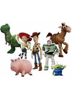 Dekoracja stou TOY STORY (7szt.)