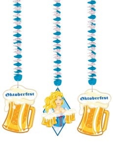 Dekoracja wiszca OKTOBERFEST (3szt.)