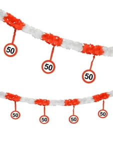 Dekoracja na 50 urodziny dekoracja urodzinowa ZNAK 50 (4m)