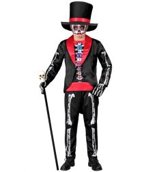 Str�j dzieci�cy DIA DE LOS MUERTOS El Catrin - 128cm