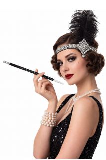 D�uga lufka lata 20 CYGARETKA dodatki do stroju lata 20 dodatek do stroju karnawa�owego